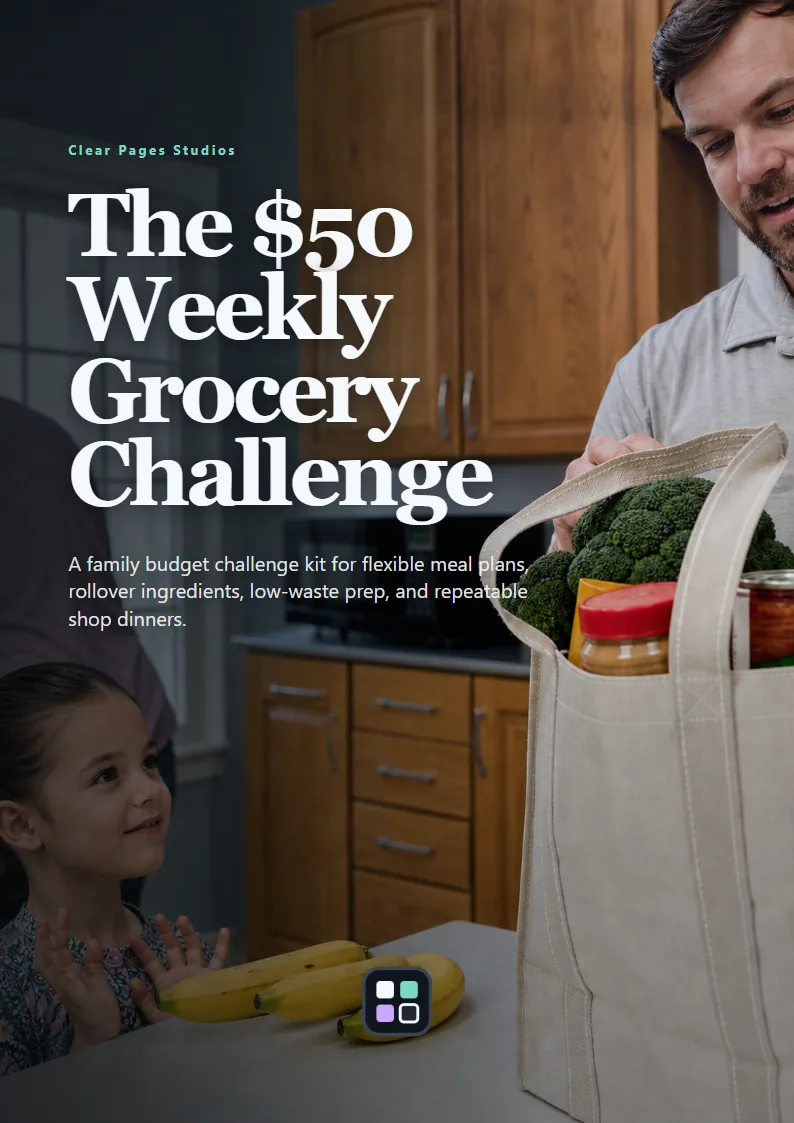 The $50 Weekly Grocery Challenge cover